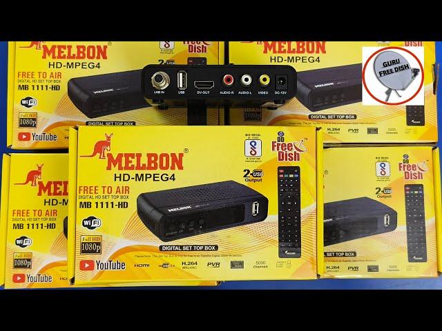 melbon 1111 HD set top box || melbon mpeg4 HD set top box || melbon set top box || dd free dish