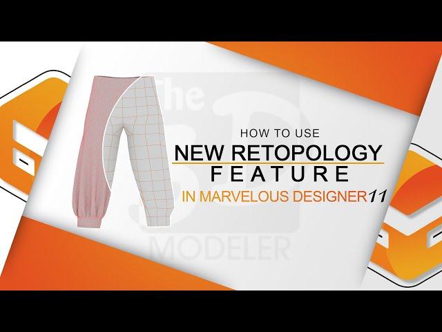 How to use the new retopology features in marvelous designer 11 & how to prepare the low poly model