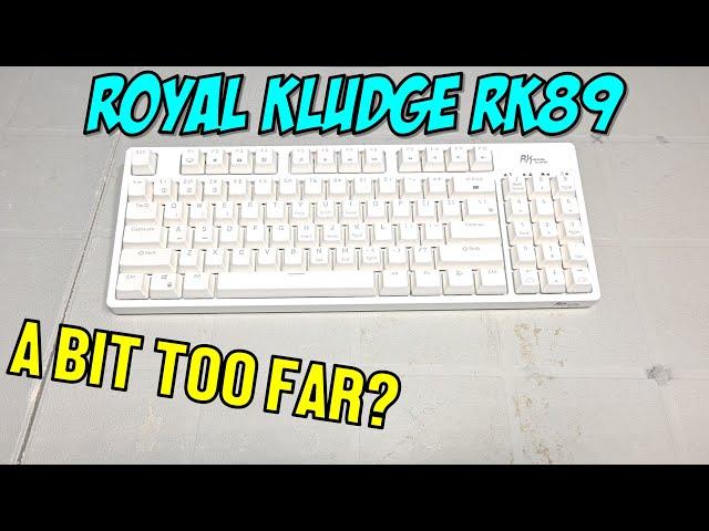 Royal Kludge RK89 Review - Really Squeezing In That Number Pad #RK89 #mechanicalkeyboard