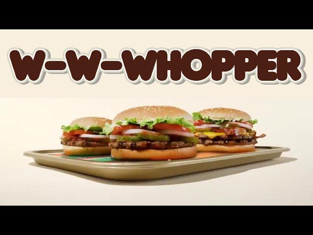 Whopper Whopper Ad but He's Way Too Nervous