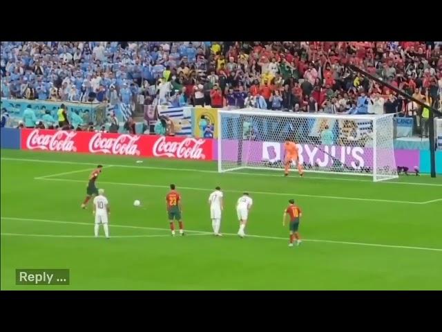 BRUNO FERNANDES PENALTY - WOLRD CUP 2022 QATAR / PORTUGAL vs URUGUAY #brunofernandes