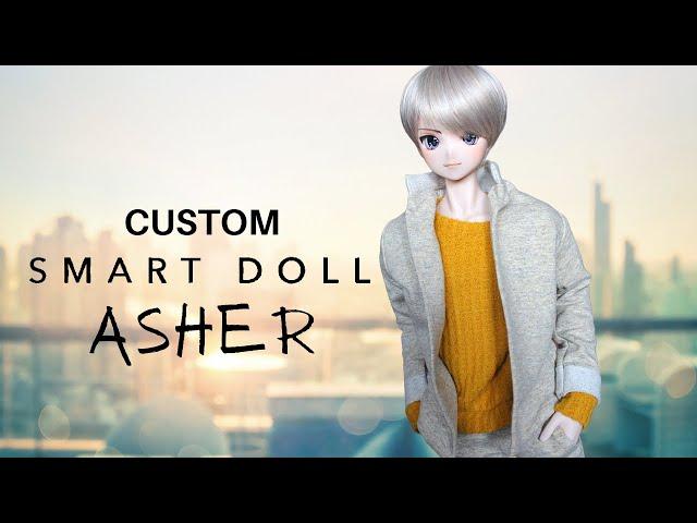 Smart Doll Repaint “Asher” – Custom Male Doll Faceup using the F4 Infinity Sculpt!