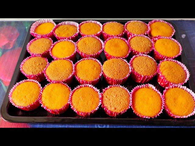 ডেলিভারি দেয়ার জন্য যেভাবে কাপ কেক তৈরি করি | Orange cup cake recipe | অরেঞ্জ কাপ কেক রেসিপি |