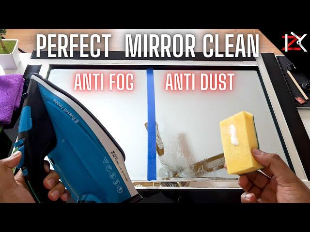 The PERFECT Mirror Clean Method at Home | ANTI FOG - ANTI DUST | How To Super Clean Your Mirrors