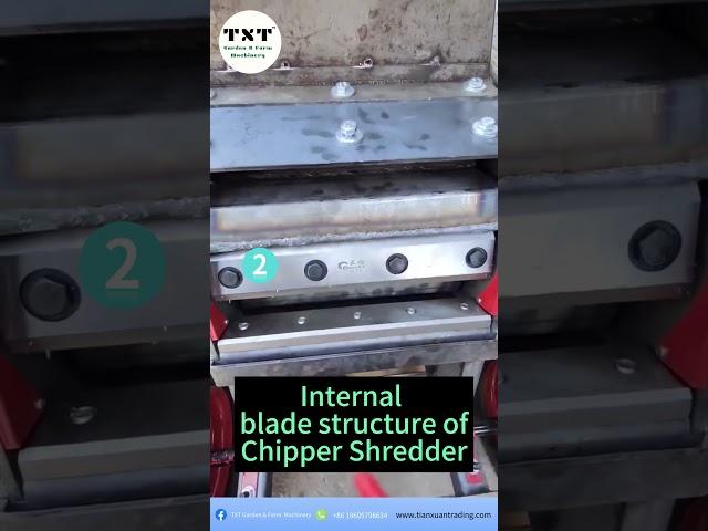 Blade of wood chipper #factorysupply #wood #branch