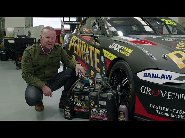 Which lubricants do the Penrite Racing team use?