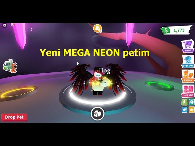 Roblox yeni Mega Neon pet yaptım