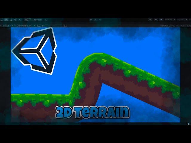 HOW TO MAKE 2D TERRAIN IN UNITY | Unity Tutorial