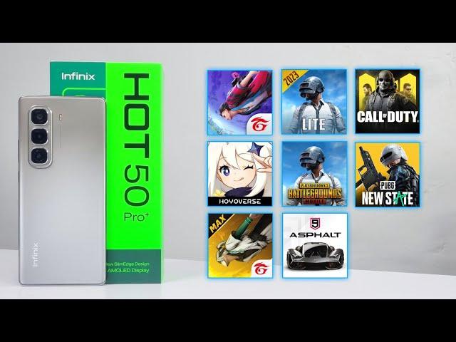 Infinix HOT 50 PRO Plus 8+ Games Test - PUBG/Free Fire/Genshin/Call Of Duty/Asphalt Legends