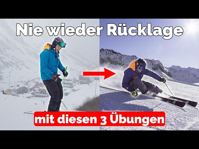 Skifahren mit Leichtigkeit: 3 Tipps gegen müde Beine! | Rücklage vermeiden