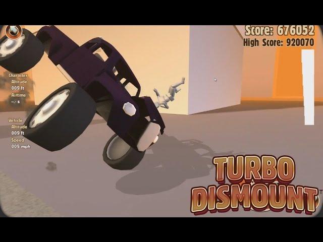 Играем в Turbo Dismount!