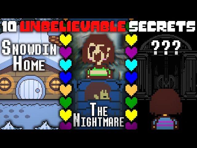 10 Obscure UNDERTALE Facts You Never Knew! Undertale Theory | UNDERLAB