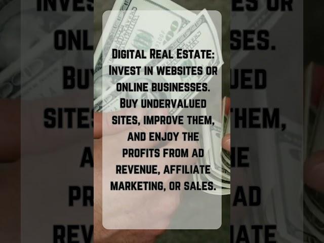 here are some passive income ideas!!
