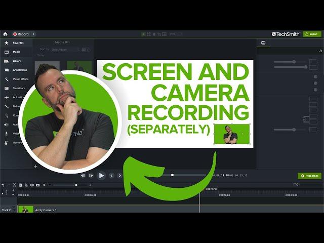 Customize Your Video - Record Your Screen & Camera Separately