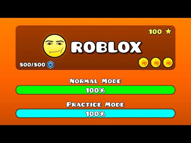 Я создал уровень Geometry Dash в ROBLOX