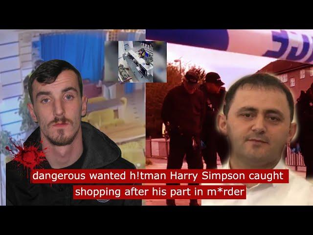 dangerous wanted h!tman harry simpson caught shopping after his part in politican m*rder #crime