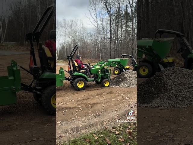 A Girl & Her John Deere  @johndeere #johndeere #tractor