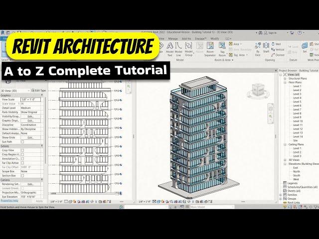 Revit Tutorial | Modern High-Rise Office Building