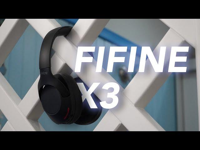 НАУШНИКИ ЗА 35$ С ANC | Обзор Fifine X3 Bluetooth 5.3 микрофон AAC полноразмерные наушники