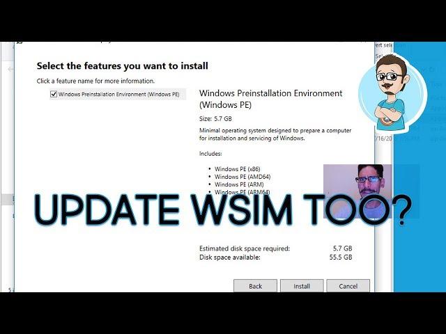 Windows 10 ADK 1903 Installation with WSIM Update?