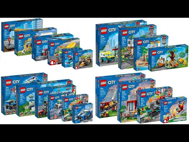 All LEGO City Sets January 2022 Compilation/Collection Speed Build