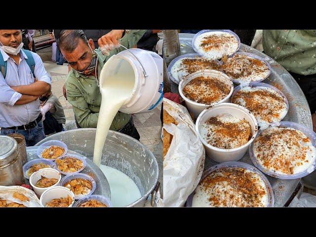 SUPER CREAMY Dahi Bhalla of Nehru Place | Sharma Chaat Bhandar | Indian Street Food | Bhalla Papdi