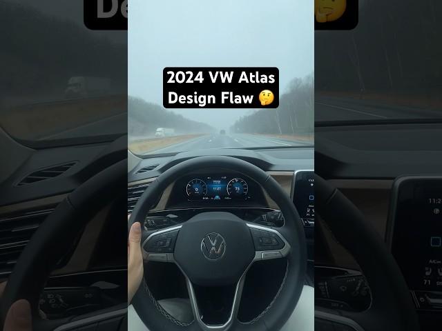 2024 Volkswagen Atlas Design Flaw? #vw #atlas #shorts