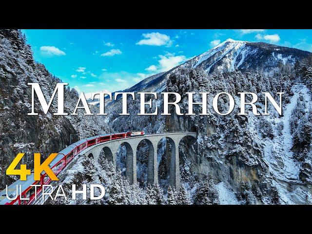 Matterhorn 4K - Iconic Pyramid Peak of the Alps - 4K Video Ultra HD