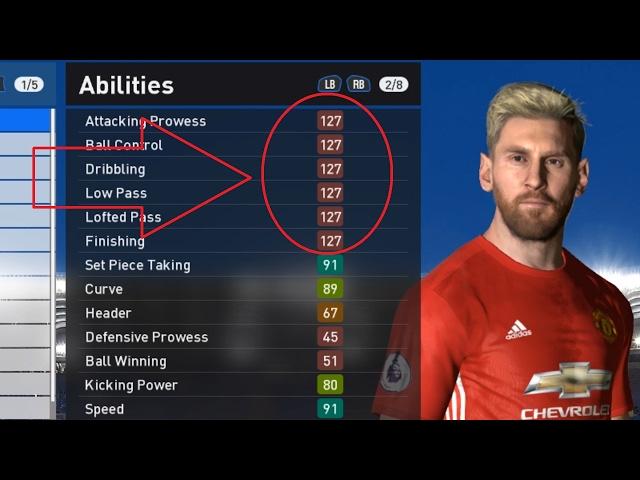 PES 2017 CHEAT PLAYER STATS WORK 100%  ML & BL (UPDATE)