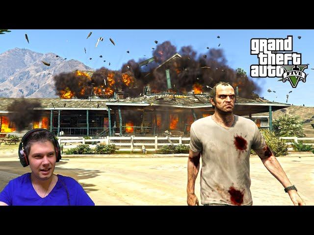 Прохождение GTA 5 (#7). Нервный Рон // Ледяной лабиринт.