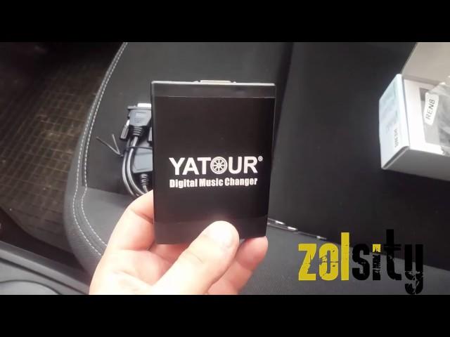 Renault megane 2 адаптер YATOUR  (USB SD AUX)