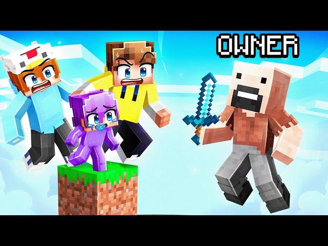 Trolling My Friends as the Minecraft OWNER on One Block…