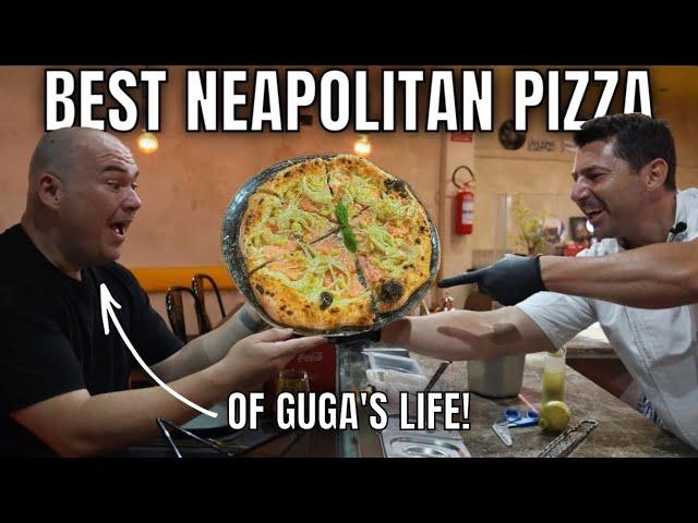 Best Neapolitan Pizza of His Life - Guga's Reaction