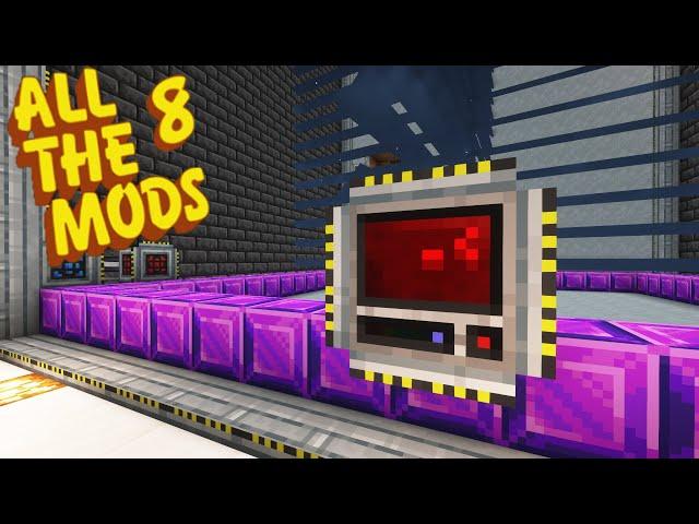 How to make a Turbine with Bigger Reactors | All The Mods 8 SMP Ep. 12