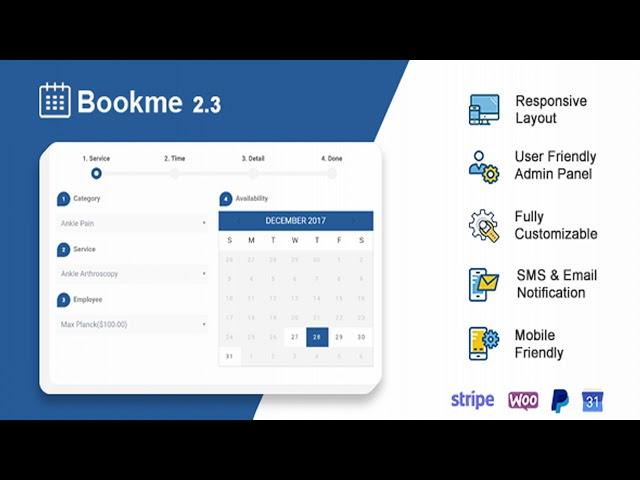 WordPress Appointment Booking and Scheduling Plugin - Bookme | Codecanyon Scripts and Snippets