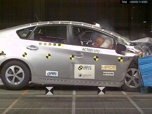 Toyota Prius ASEAN NCAP crash test