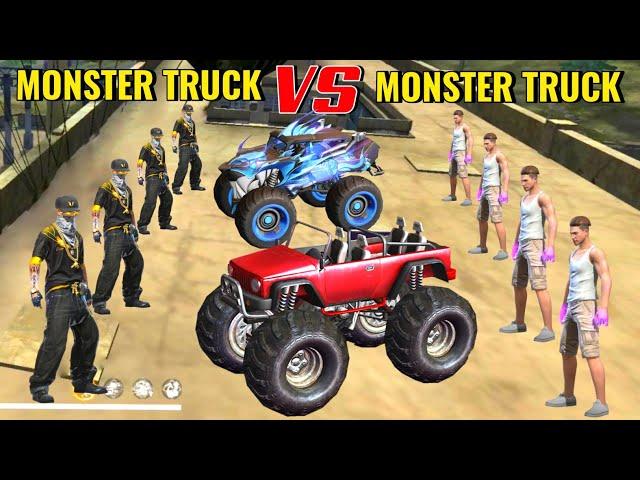 Monster Truck Skin Vs Monster Truck Skin Fight | Noob vs Pro | Garena Free Fire | Y GAMING