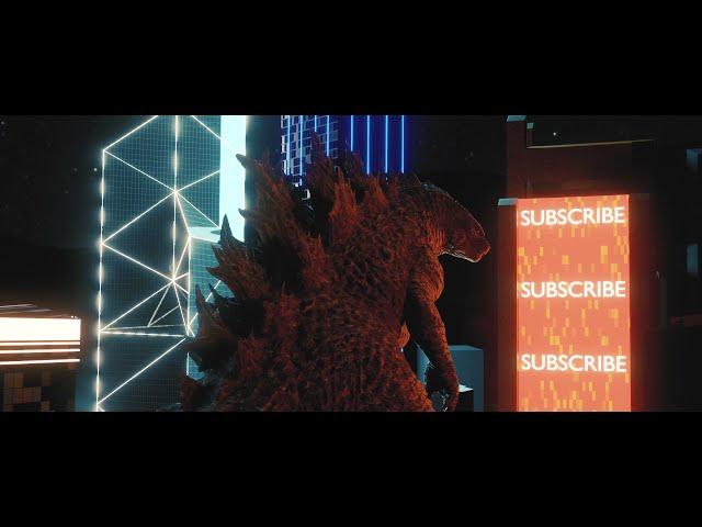 [Blender] Kong Meets Godzilla in Hong Kong