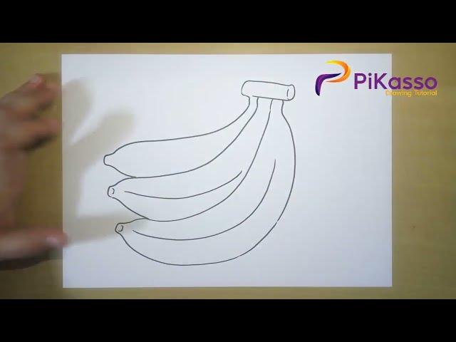 Bunch of Bananas Easy Drawing Tutorial