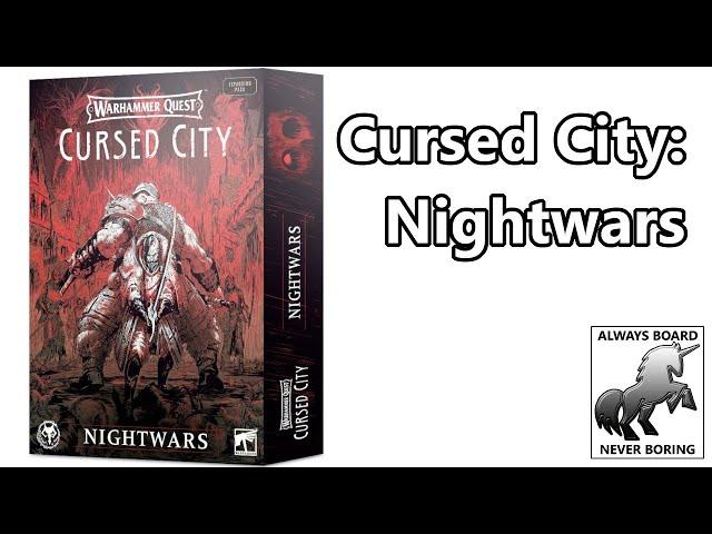 Nightwars - A New Expansion for Warhammer Quest Cursed City (& News on the Core Set Reprint)