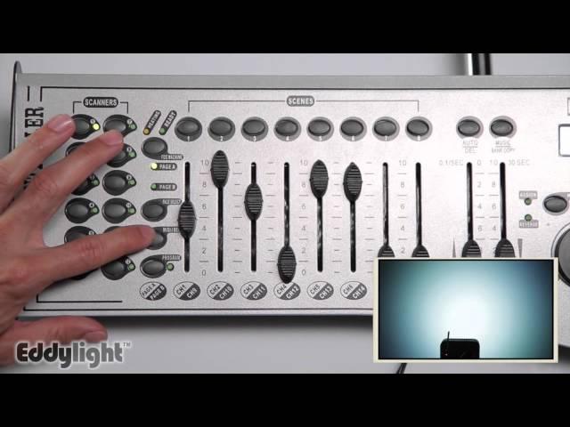 How to Program Scenes with the 16-Channel DMX Board