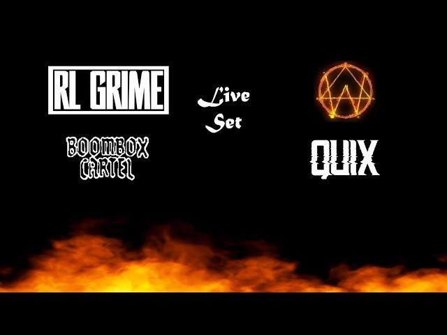 RL Grime VS Alison Wonderland VS Boombox Cartel VS QUIX Live set (Studio Audio)