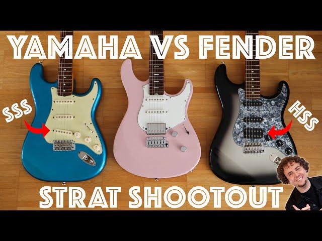 2024 Yamaha Pacifica Standard Plus vs Fender SSS and HSS Strats | Which is best? Tone comparison