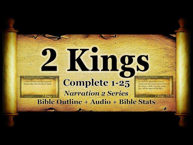 Holy Bible: Book 12 - 2 Kings - KJV Read Along HD 4K Audio Text (Narration 2)