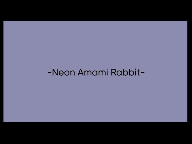 Neon Amami Rabbit || Adopt Me || Roblox