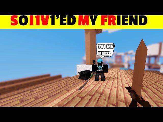 SO I 1V1'D THE MOST UNDERRATED YOUTUBER IN ROBLOX BEDWARS..