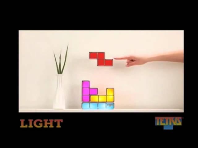 Lampa retro Tetris