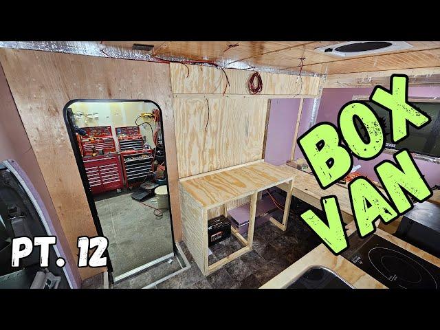 Working on the COMMAND CENTER - Box Van Build Part 12