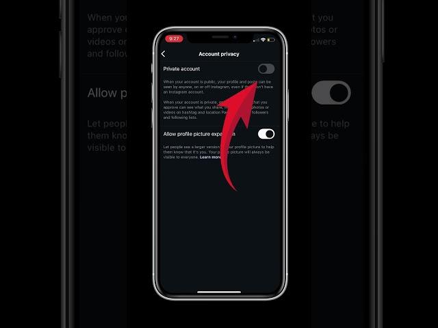 How to Change Instagram public account to Private - Instagram Account Private