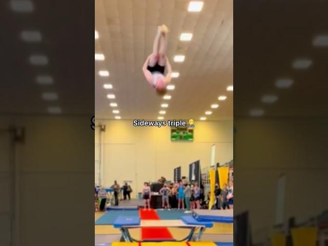 Had coach stressing hard #gymnastics #gymnasticssaves #flips #sports #trampoline #fails #olympics